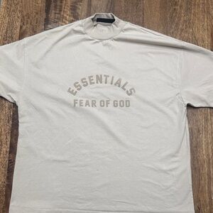 Fear of God Essentials Cream Short Sleeve Tee
